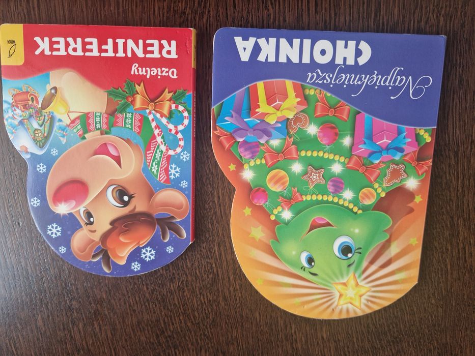 Książki dla dzieci Najpiękniejsza choinka Dzielny reniferek