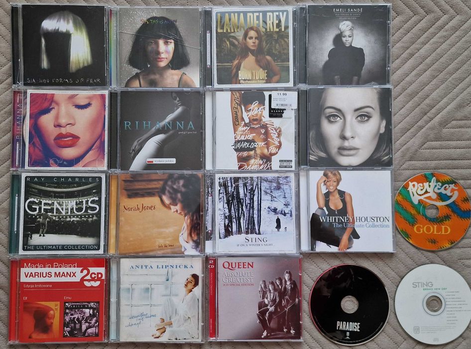 Pyty CD z muzyką 18 oryginalnych albumów stan bardzo dobry