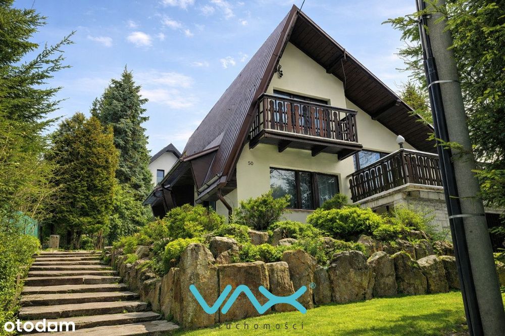 Beskidy dom na górze z pięknym widokiem