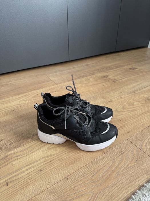 Оригінальні жіночі  кросівки  Michael Kors Octavia Trainer Tech Canvas Black