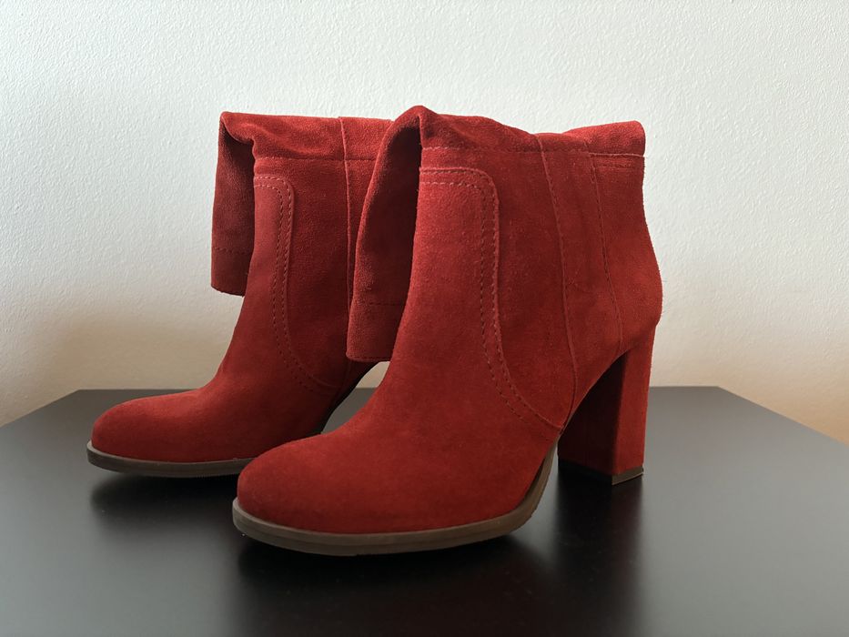 Botki damskie skórzane Wojas