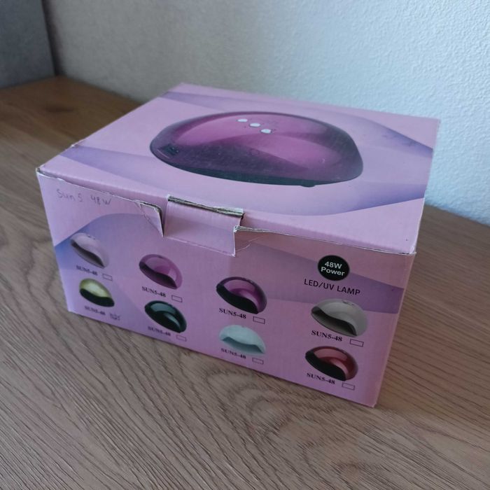 Лампа для нігтів LED 48 Вт Сушка манікюру ультрафіолетова