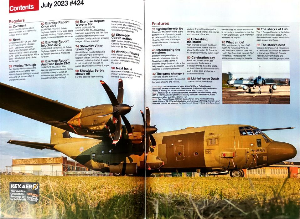 AirForces Monthly 07/23 Lotnictwo wojskowe militaria wojna