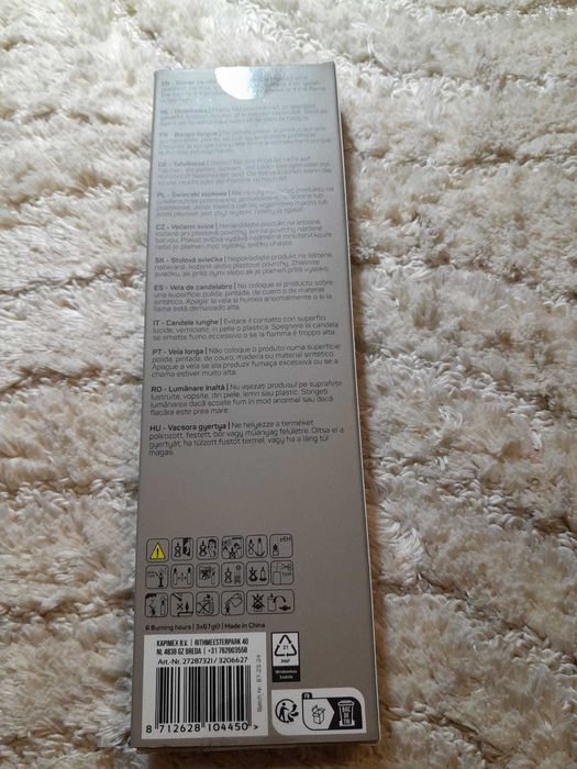 Nowe Świeczki stołowe 3 sztuki Wysyłka w 24h