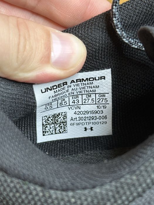 Кросівки спортивні Under Armour TRIBASE THRIVE Розмір 43 (27.5 см)