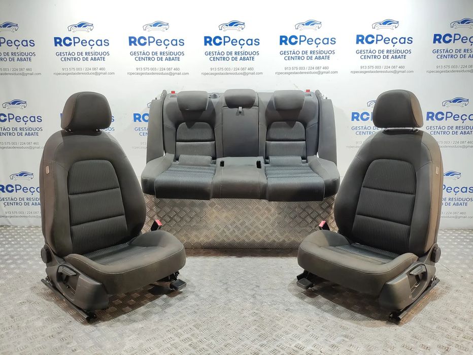 Conjunto Bancos Originais Tecido Audi A4 B8 Carro 5 Portas
