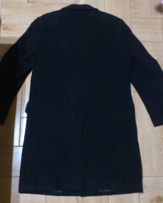 Пальто шерстяное мужское черное Йооп вовняне чоловіче Coat Joop! р.ХL