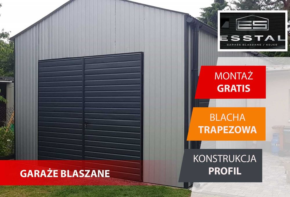 Garaż Blaszany , Garaże Blaszane , Magazyn , Konstrukcje - ESSTAL*