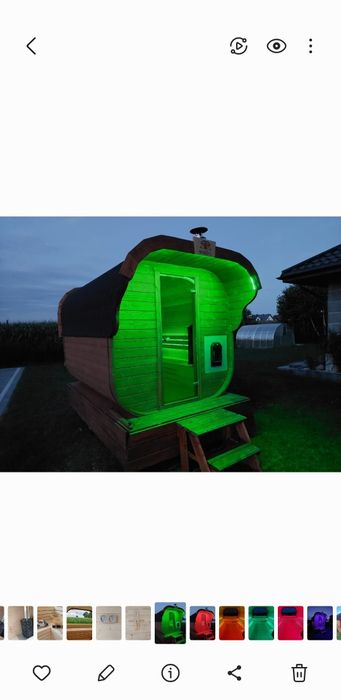 Sauna ogrodowa balia jacuzzi domek letniskowy