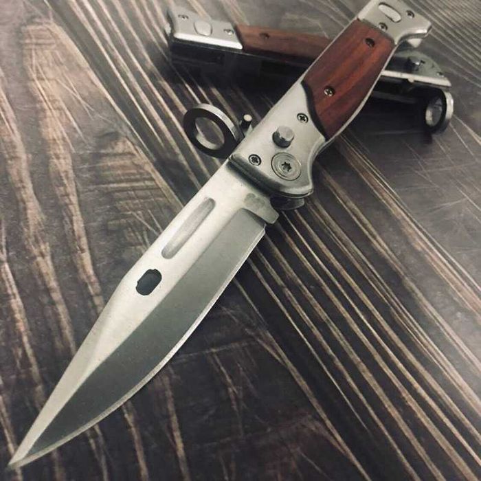 Bagnet nóż składany Ak47 ZSRR CCCP AK-47 AUTOMAT sprężynowy nowy