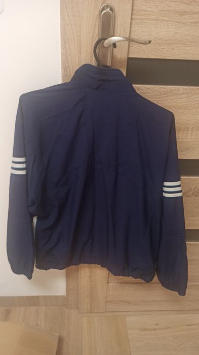 Granatowa markowa kurtka Adidas M/L