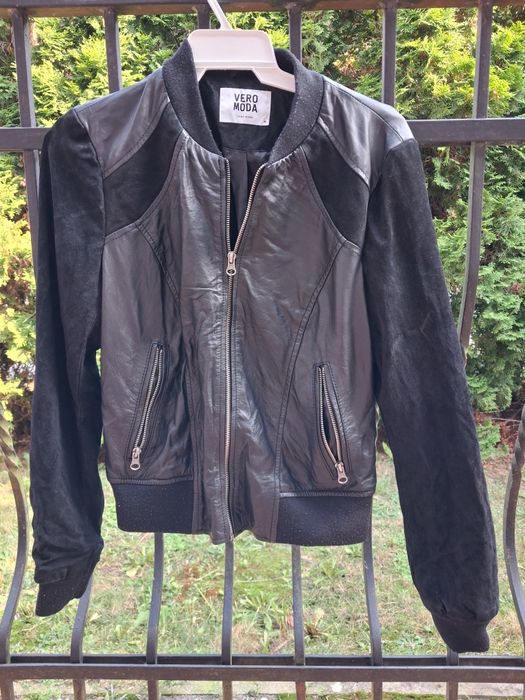 Kurtka skórzana vero moda czarna