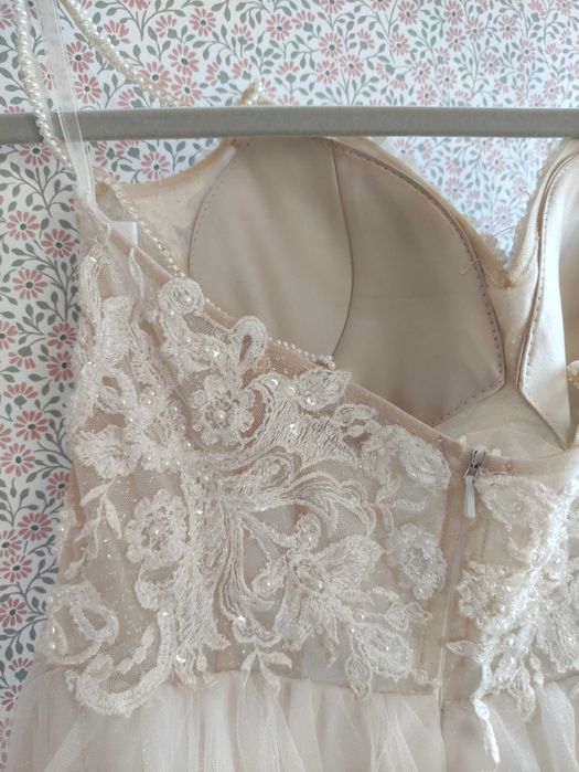 Suknia ślubna tiul koronka GRATIS biżuteria ślubna
