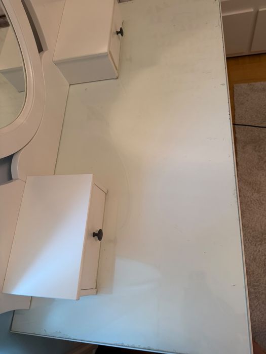Toaletka biała ikea Hemnes 100x50 cm