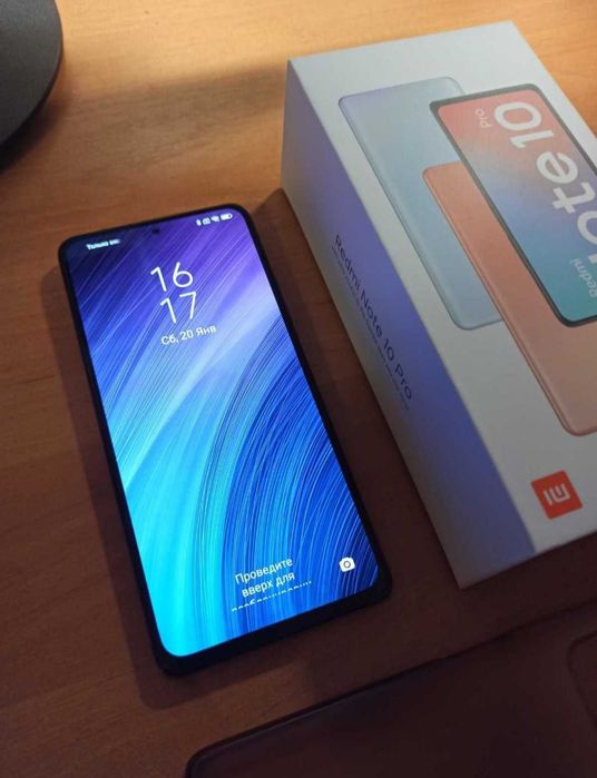 Мобильный телефон Xiaomi Redmi Note 10 Pro 6/128GB Bronze,идеал.