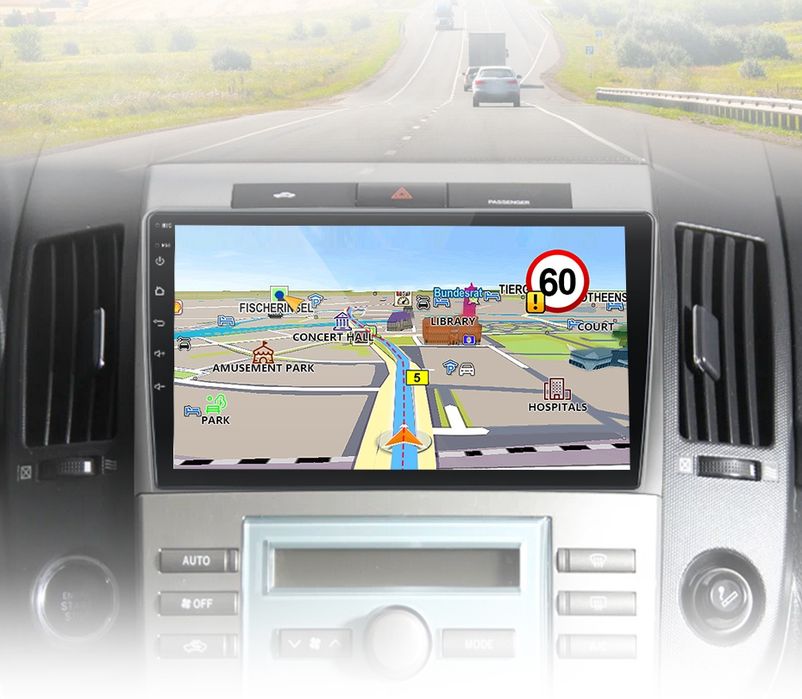 Rádio 9" Android Toyota Corolla Verso 2004-09 Carplay GPS wifi 2/32GB
