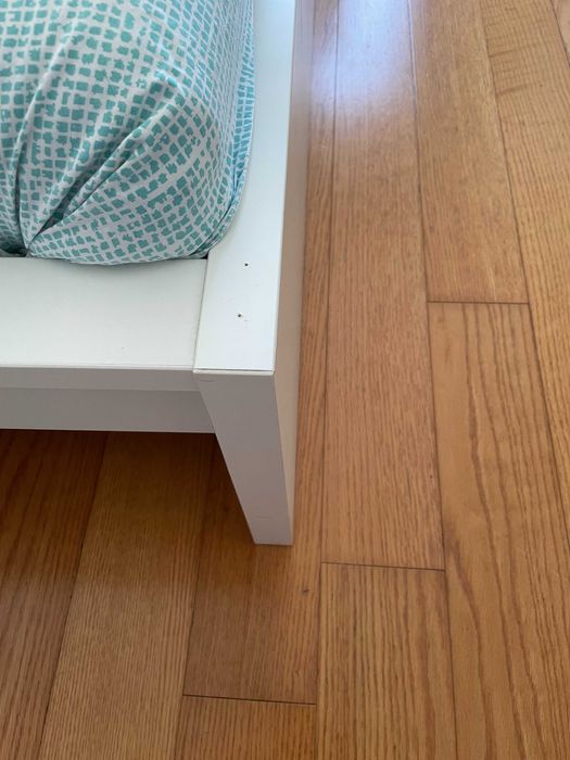 Cama de Casal Branca - IKEA Malm com colchão incluído