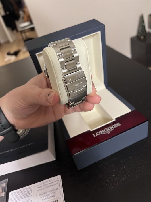 Zegarek automatyczny Longines HydroConquest 41mm KOMPLET L3.742.4.96.6