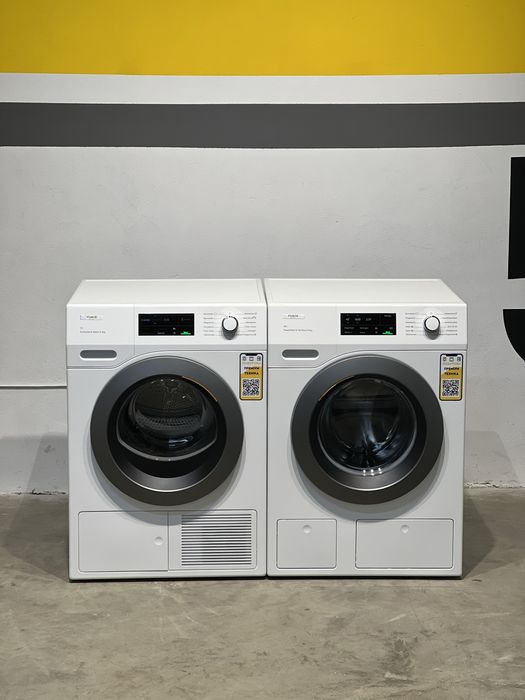 Комплект miele. Пральна WCI 870 WPS та сушильна TCL 790 WP.SteamFinish