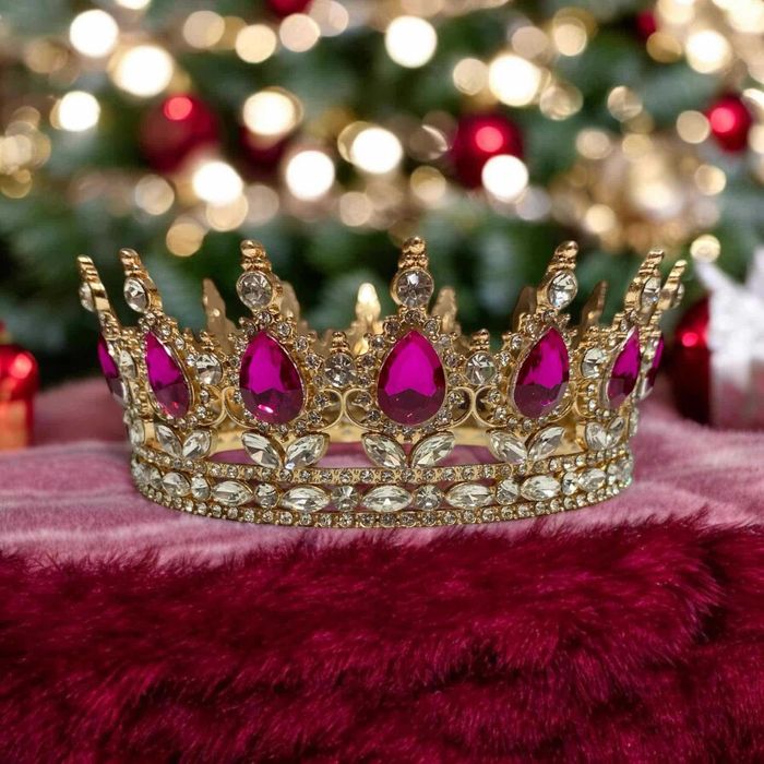 Корона для торту, кругла тіара, діадема