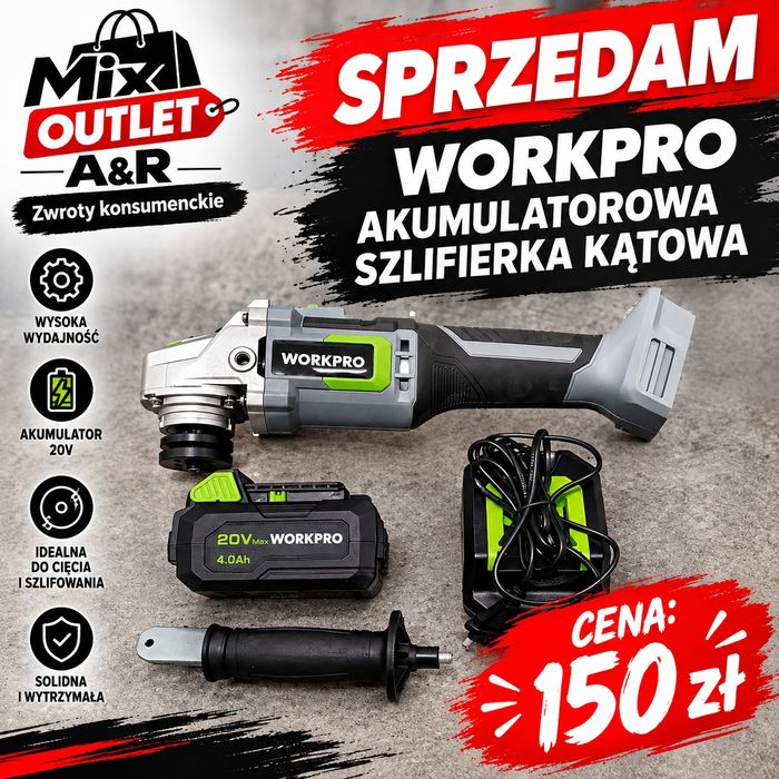 Szlifierka kątowa workpro