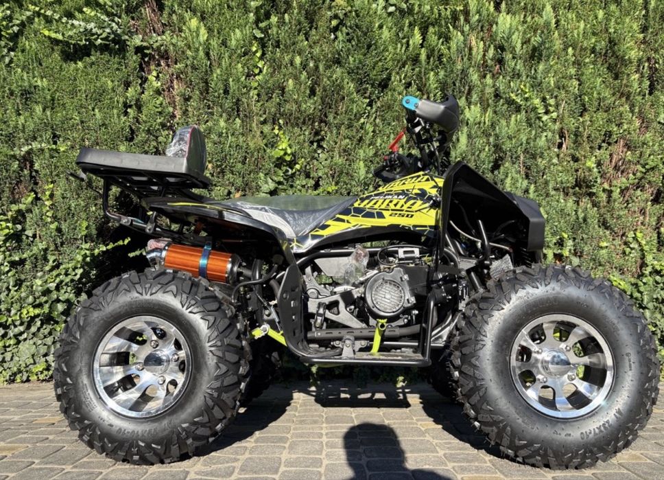 QUAD 250cc Varia Bombardier Niezawodny Raty dostawa Duża Rama XXL LEDY