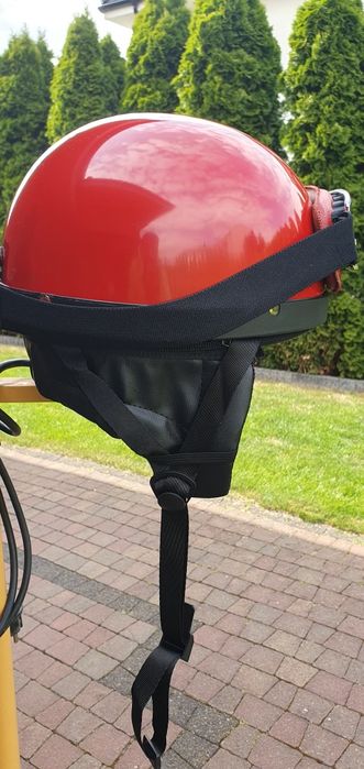 Kask orzeszek zabytkowy gogle prl