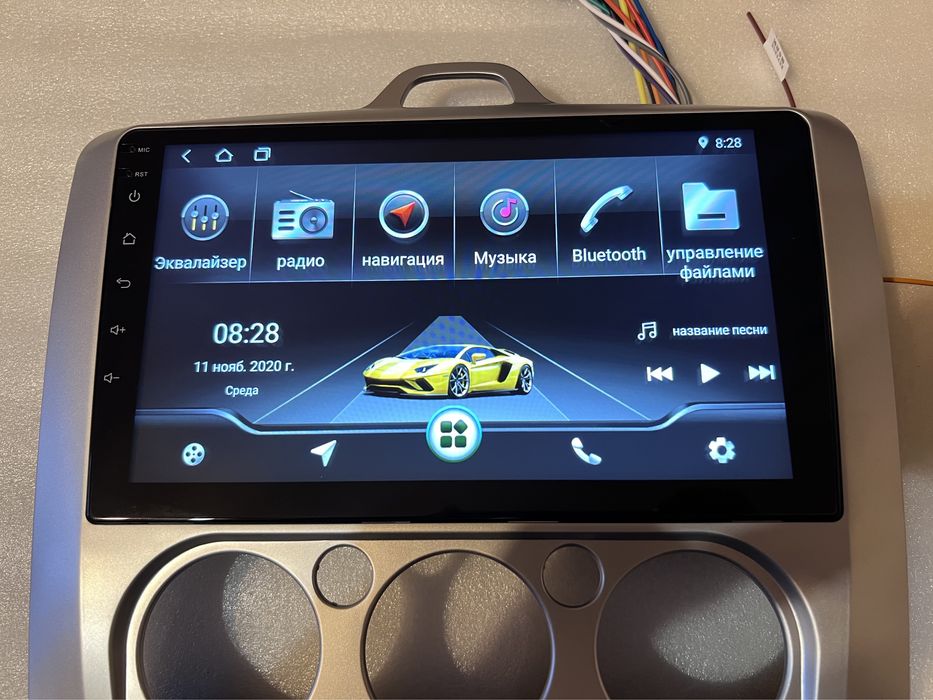 Магнітола камера 14 Android   Ford Focus 2001-2011 рік Carplay Андроїд