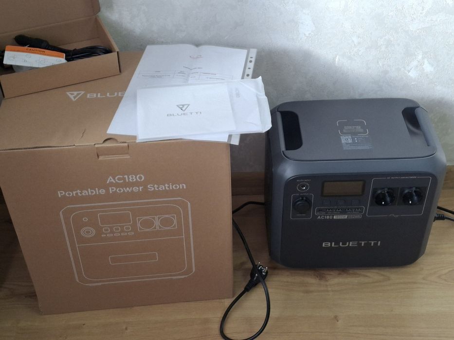 Зарядна станція Bluetti AC180 гарантія