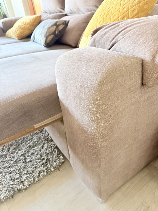 Sofa extensivel com costas reclinaveis