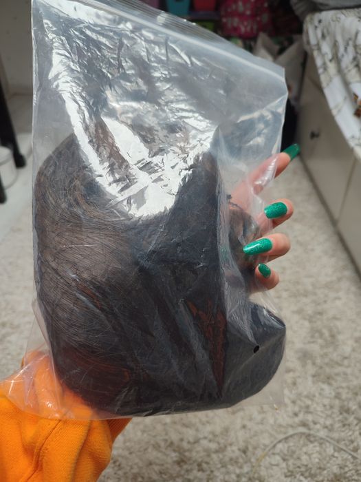 Peruka ombre sombre blond brąz fale długa WIG cosplay