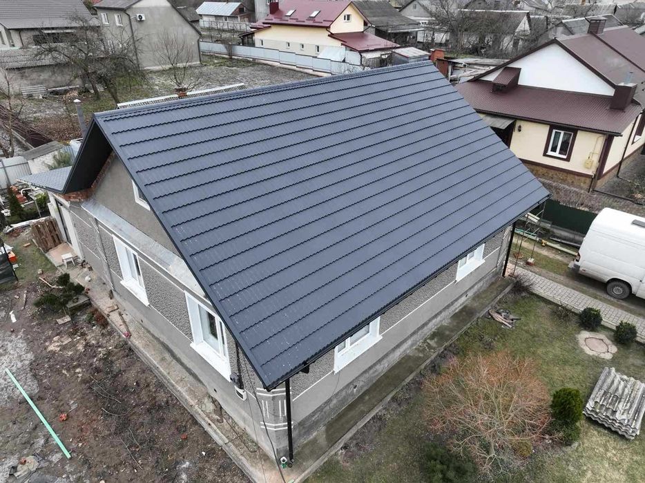 Металочерепиця. Дах. Покрівля. Профнастил. Металопрофіль. Фальц