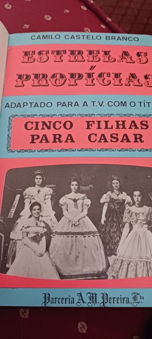 Livro Estrelas propícias de Camilo Castelo Branco