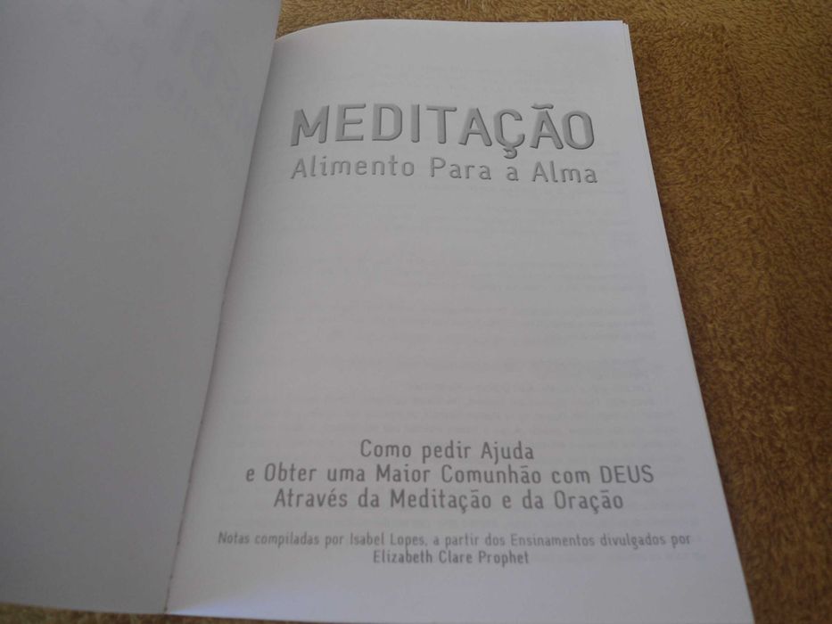 Meditação Alimento para a alma