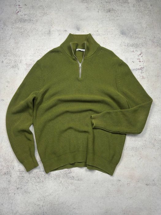 Свитер Zara хаки оригинал размер XL