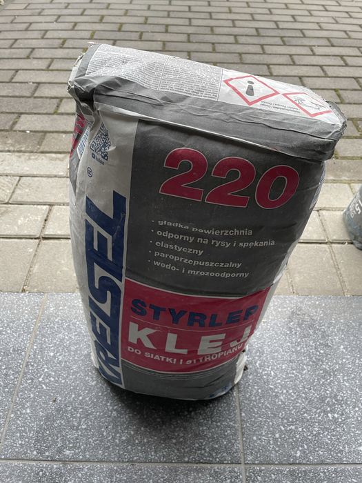 Kreisel 220 styrlep klej do siatki i styropianu 25kg