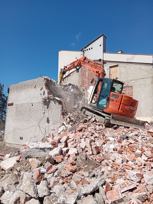 Roboty ziemne, rozbiórki, wyburzenia