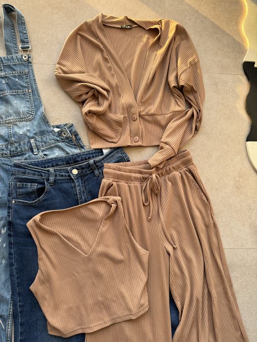 Жіночі речі лотом джинси костюм трійка комбінезон