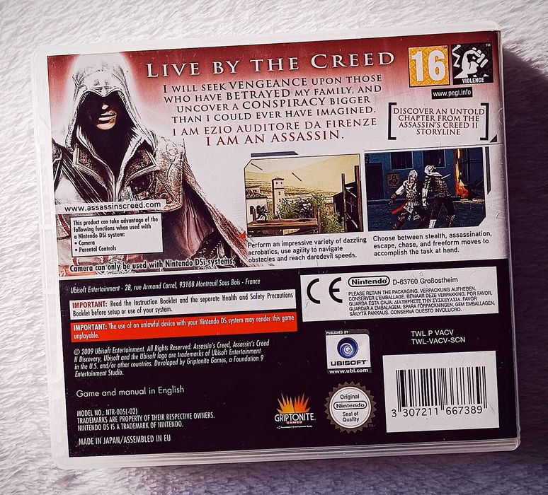 Assassin's Creed II Discovery Nintendo DS