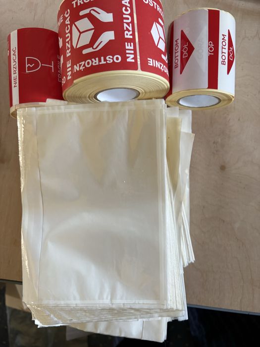 Naklejki i folie na etykiety adresow