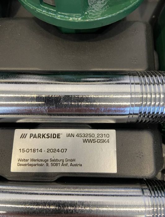 Оригін набір плашок нарізання різьби GERMAN Parkside 6шт/плашки/резьбы