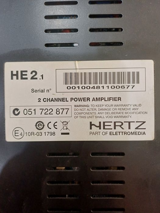 Wzmacniacz HERTZ he 2.1
