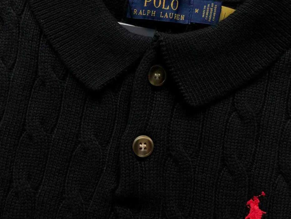 Вязане поло Ralph Lauren поло Ральф Лорен унісекс чорне біле синє сіре бежеве футболка поло чоловіче жіноче polo ralph lauren knit