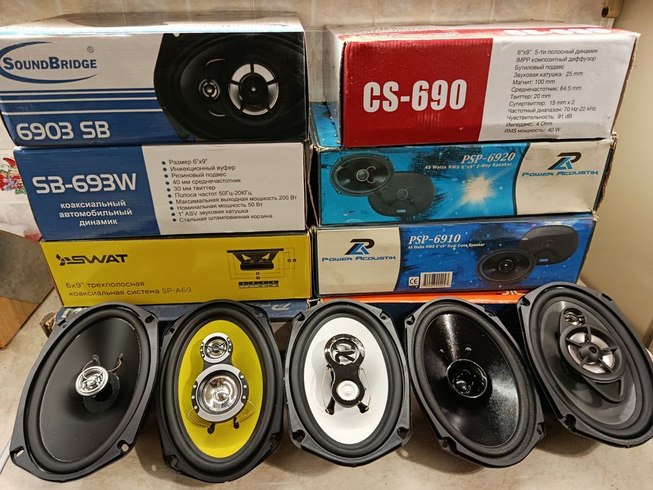 Динамики 6/9 овалы в авто.: 850 грн. - Колонки / сабвуферы других