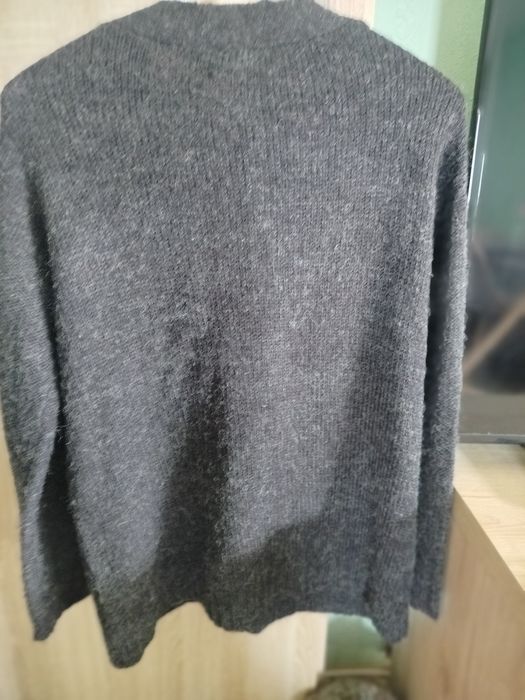 Sweter damski kardigan Vila dekolt V czarny guziki M L
