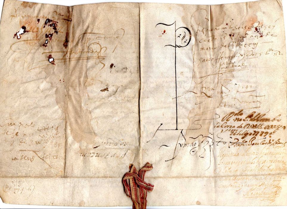 BATALHA de ALCÁCER-QUIBIR - Raríssima Carta Régia relativa à Batalha !