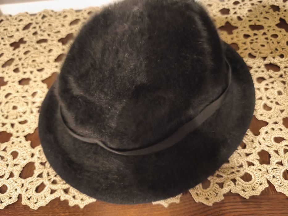 Kapelusz vintage czarny z firmy Kangol