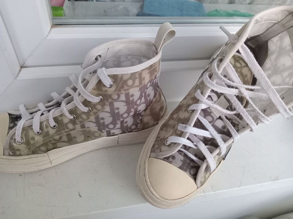 Dior кеди кросовки високі 40р.