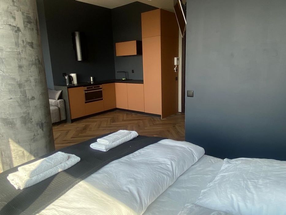 Hanza Tower 21 piętro Piękny widok na całe miasto