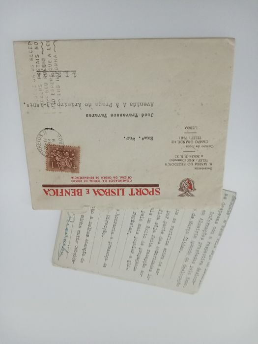 Benfica, cartas antigas